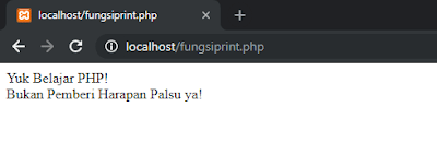 Perbedaan Antara Fungsi echo(), print(), dan printf() di PHP