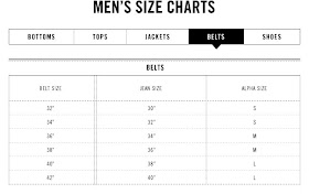 levi's men's shirt size chart