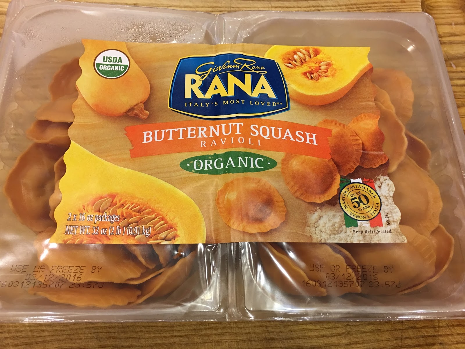 GREAT EATS HAWAII GIOVANNI RANA BUTTERNUT SQUASH RAVIOLI