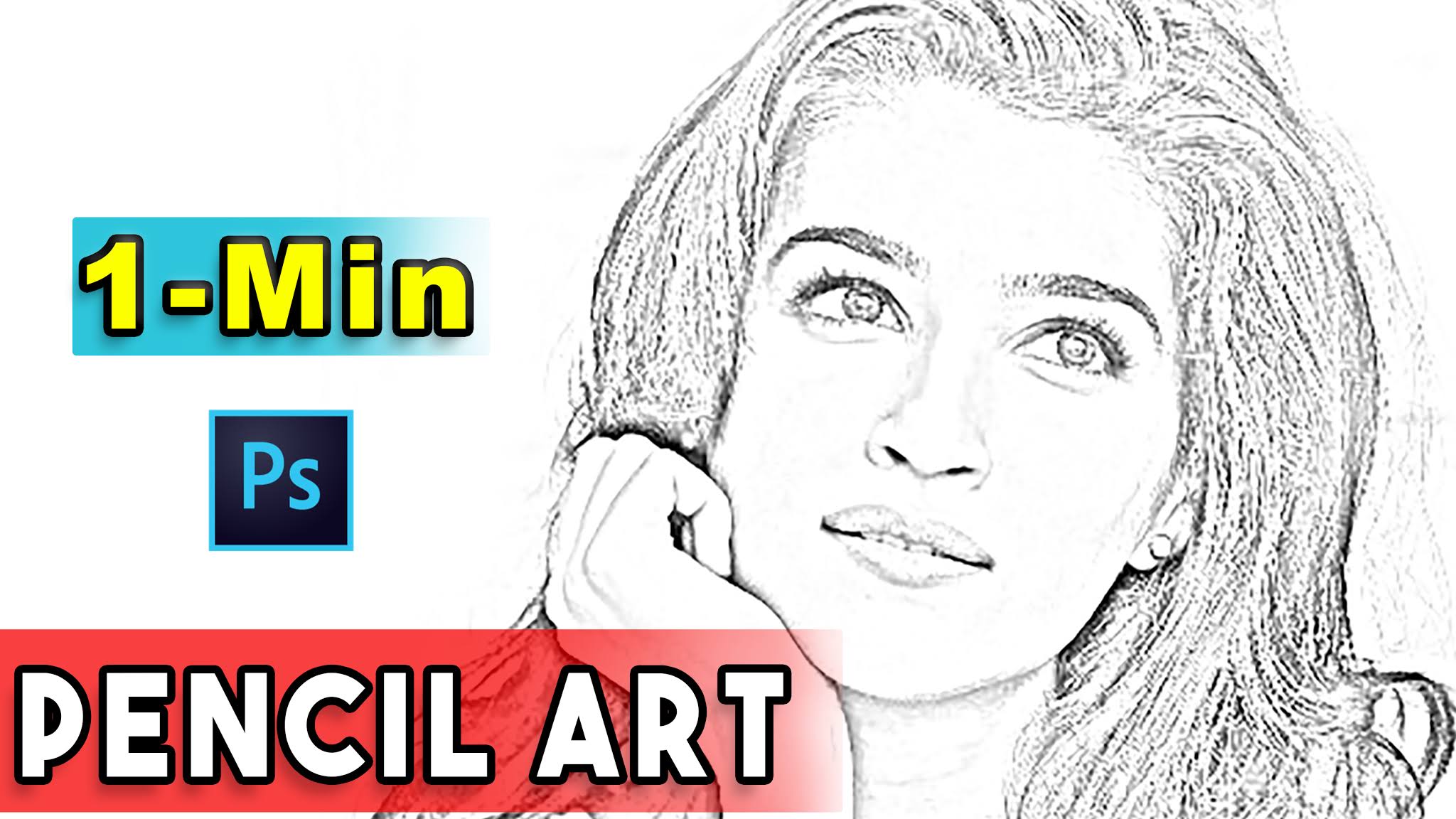 Pencil Sketch Photoshop Effect – MasterBundles