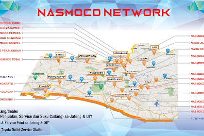 Daftar Alamat Nasmoco Dealer Resmi Toyota Jawa Tengah dan DI Yogyakarta