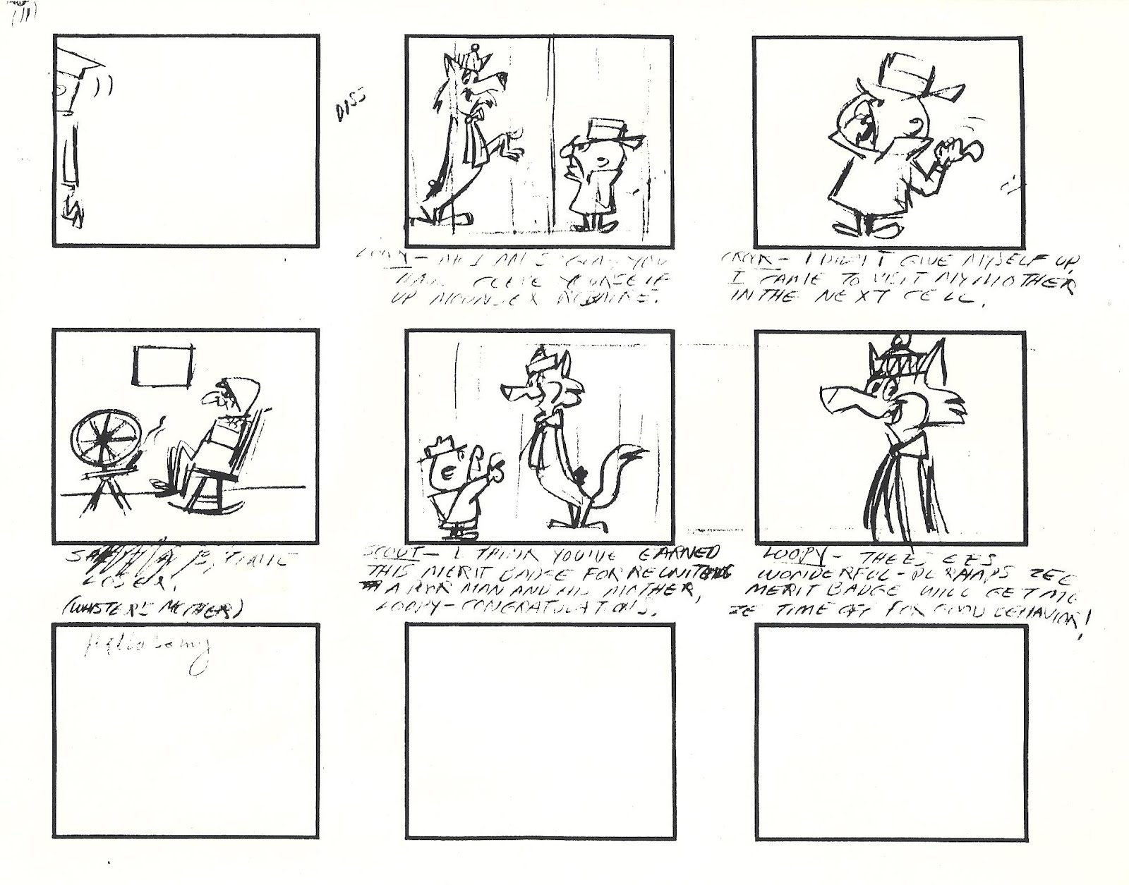 Yowp: A Lost Loopy De Loop Cartoon?