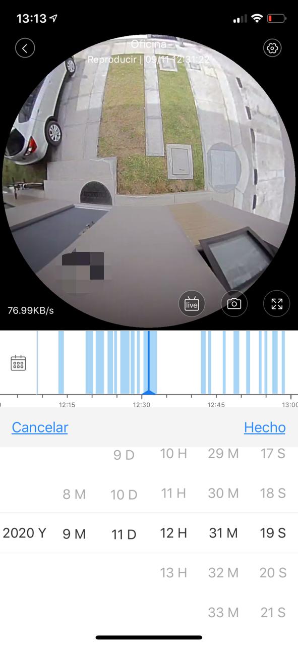 Camara ip date