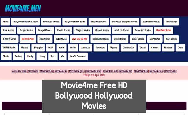 Movie4me 2021 Leaked Bollywood Hollywood Hindi Dubbed Movies