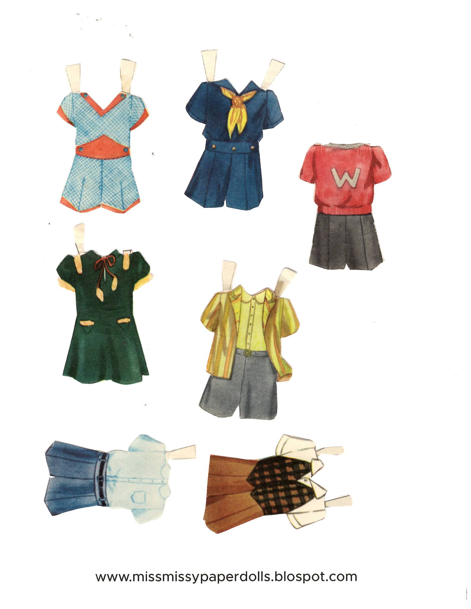 Miss Missy Paper Dolls 50 Paper Dolls