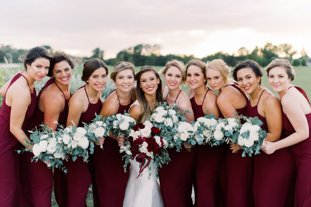 Burgundy + Gold Wedding at The Royal Crest Room | Shawna + AJ