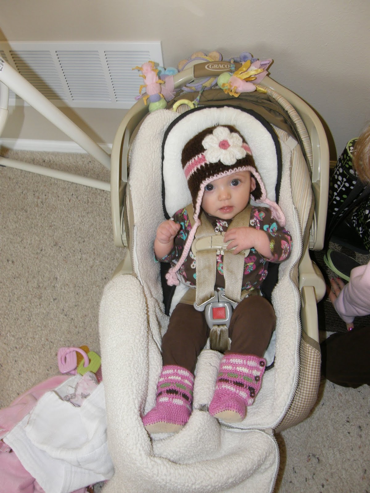 Adilynn's Popsicle Boots ~ April 5, 2011