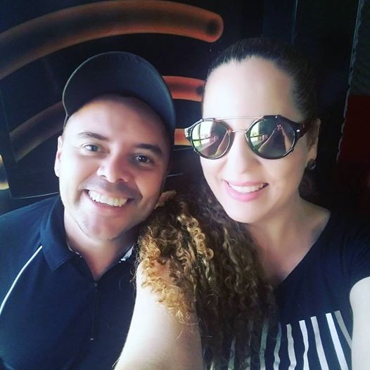 Com a cantora Babi do Forró Check-In