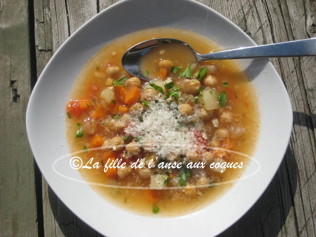 La Fille De L Anse Aux Coques Soupe Aux Pois Chiches Et Legumes