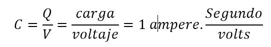 ecuacion de capacitor