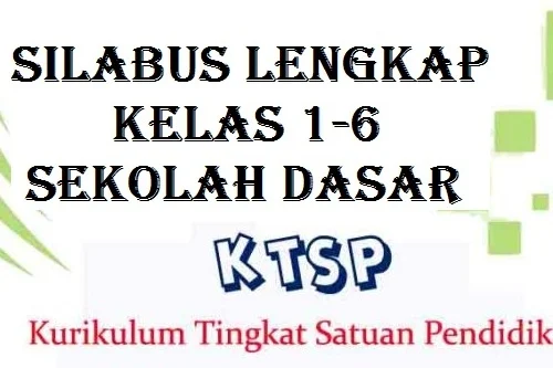 Silabus Semester 1 Kelas 1, 2, 3, 4, 5, dan 6 SD