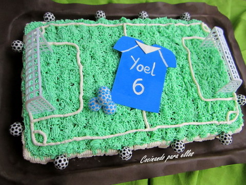 Tarta campo de futbol