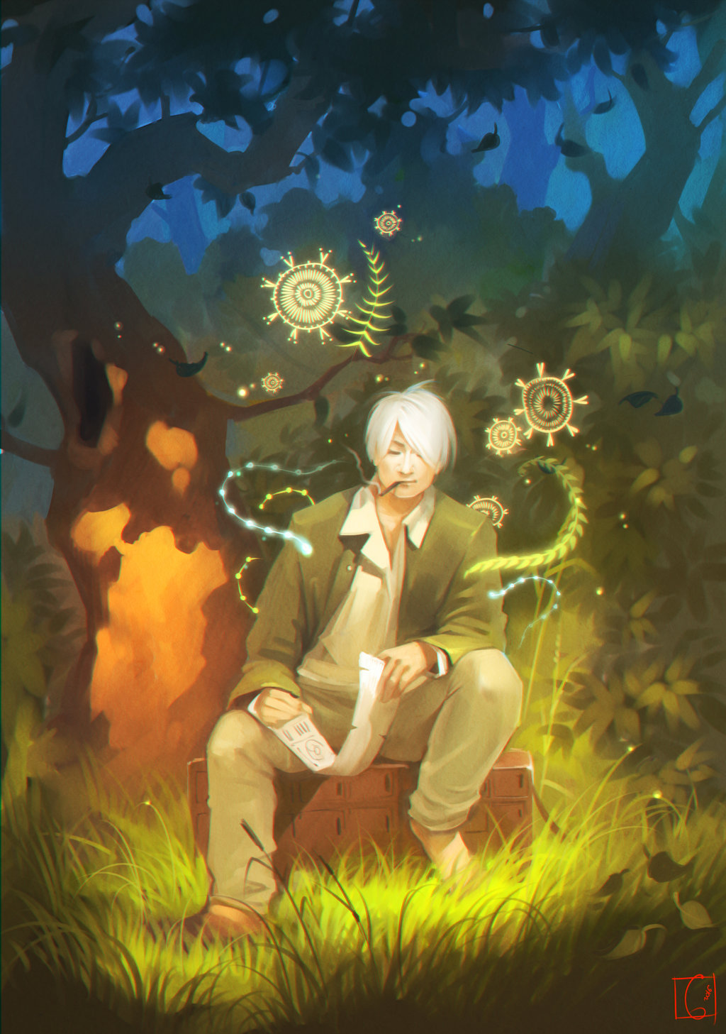 جميع حلقات وفيلم انمي Mushishi مترجم الموسم الاول والثاني والثالث عدة روابط