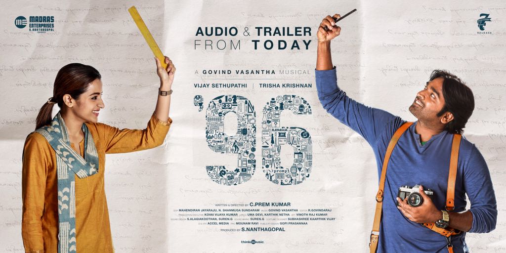 96 Film Latest Posters Latest Movie Updates, Movie Promotions