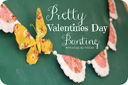 Valentine Day 2013 (pretty valentines day bunting raisinguprubies)