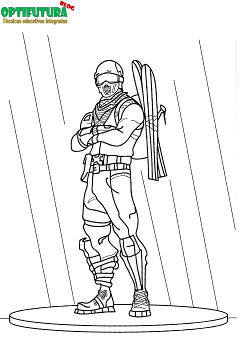 Fortnite [Dibujos para colorear] ~ Optifutura