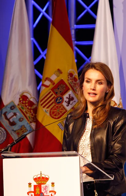 Spanish Princess Letizia attends opening training course in Santander, Spain