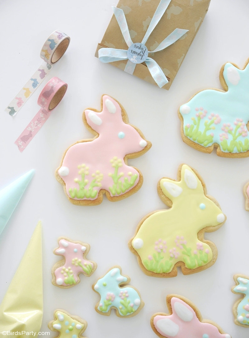 Easter Pastel Decorated Sugar Cookies 🐰 Party Ideas Party