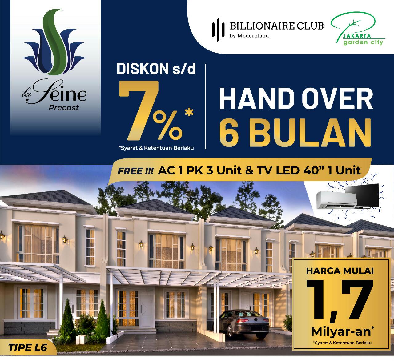 Rumah JGC Jakarta Garden City Promo Diskon Harga dan
