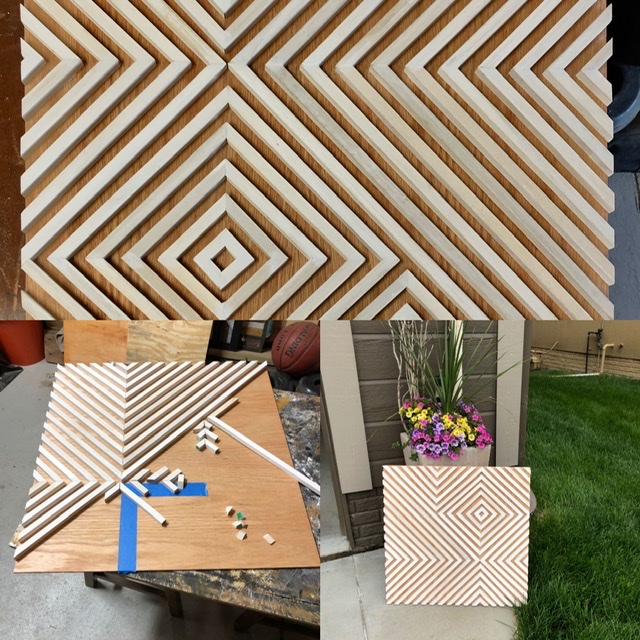 Wood Dowel Wall Art