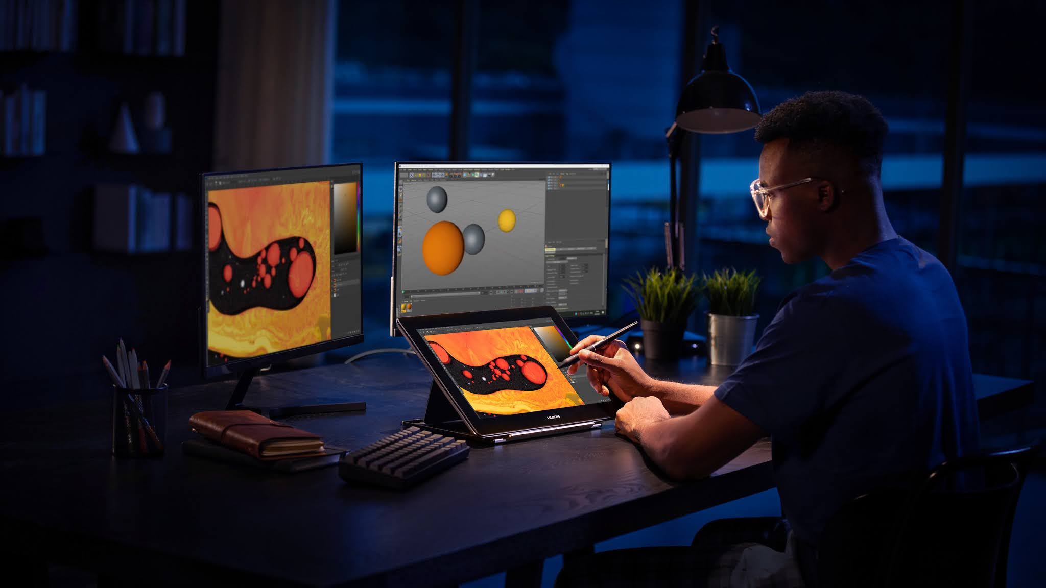 Huion Announces Two 4K Pen Displays, Kamvas Pro 16(4K) & Kamvas Pro 16 Plus(4K)