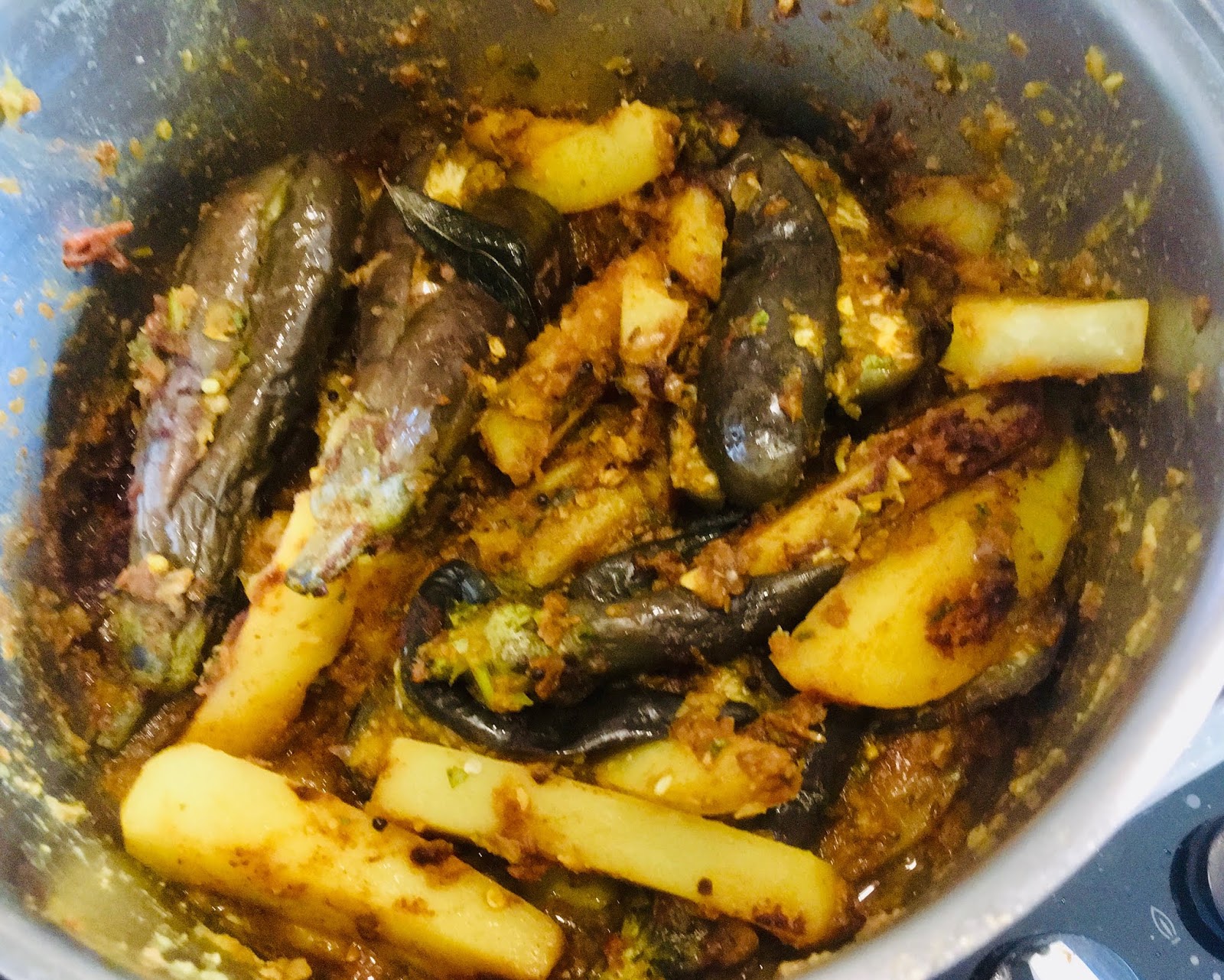 Chachi's Kitchen Gujarati Stuffed Aubergines