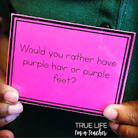 How to use discussion starters or discussion cards to have meaningful classroom conversations, teach listening and speaking skills, and create a strong classroom community.