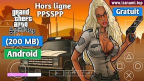 (200 Mo) GTA Sa PPSSPP hors ligne pour Android - Gratuit