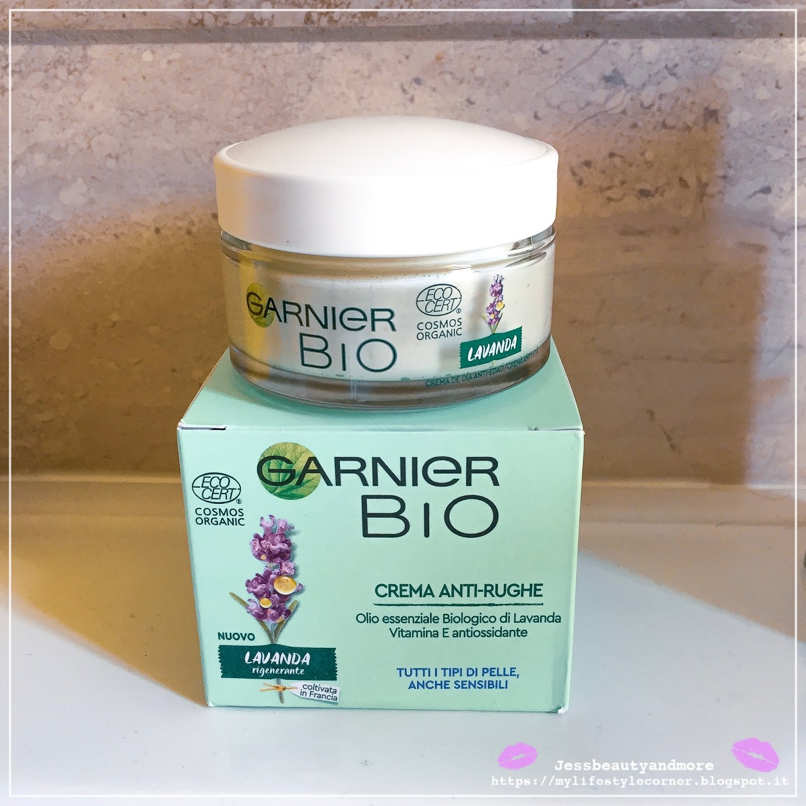 Recensione Viso Garnier Bio Crema Anti Rughe Lavanda Rigenerante