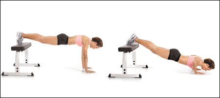 Decline push up Decline push up