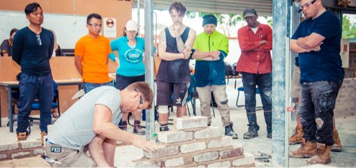 Furnish your bricklaying skills with the best institute