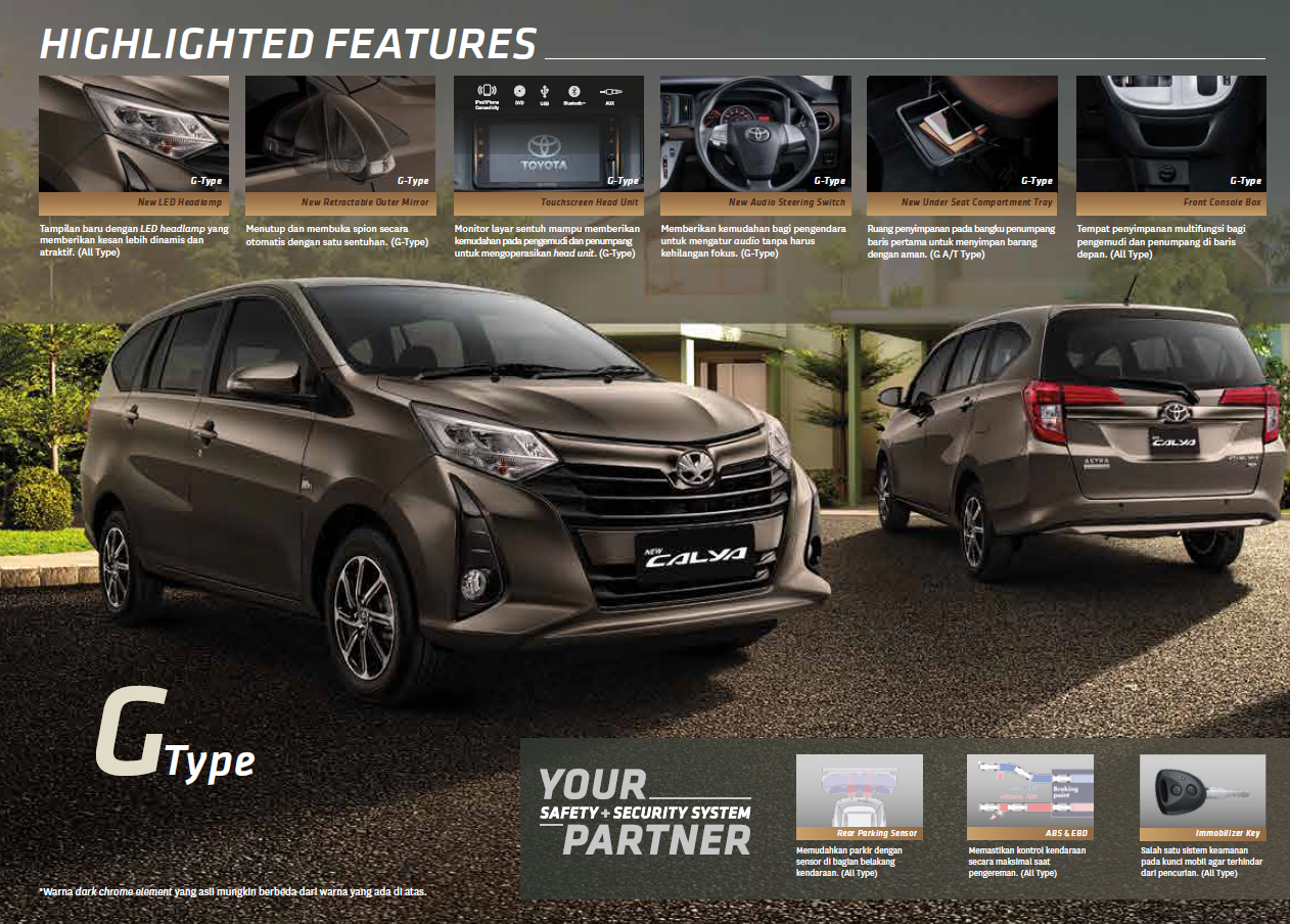 Brosur Toyota Calya 2020