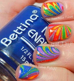 Let them have Polish!: 31 Day Challenge 2012! Day Nine: Rainbow Nails