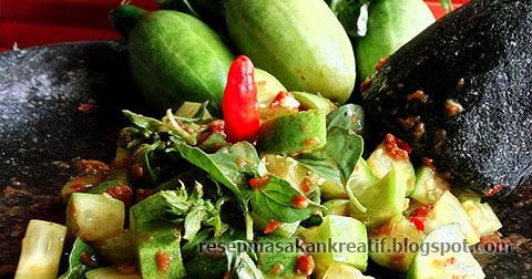 Resep Reuceuh Bonteng Lalapan Khas Sunda Aneka Resep Masakan Sederhana Kreatif