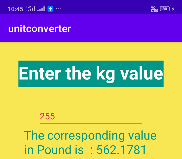 CREATE UNIT CONVERTER APP