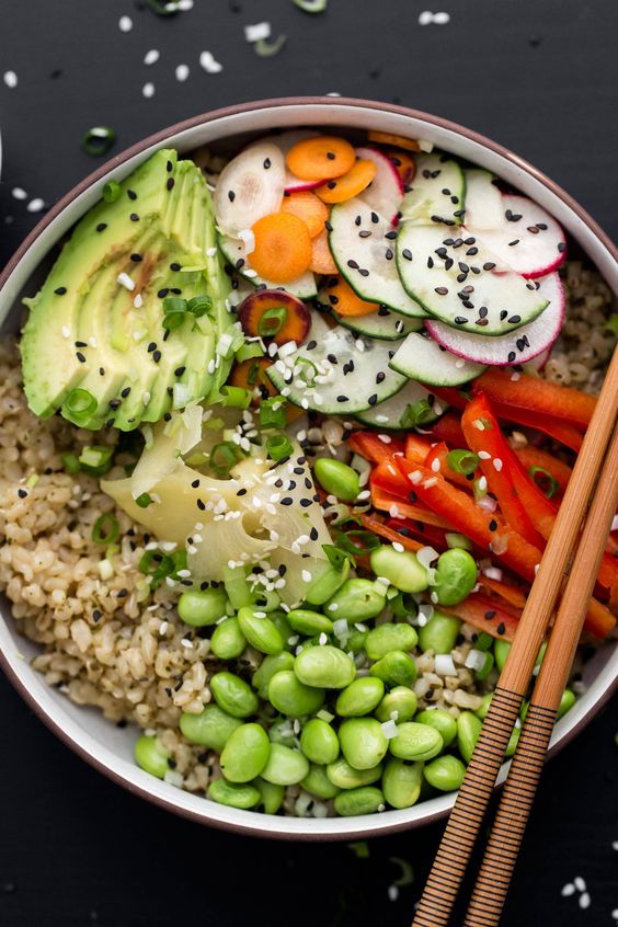 Vegetarian Sushi Bowl