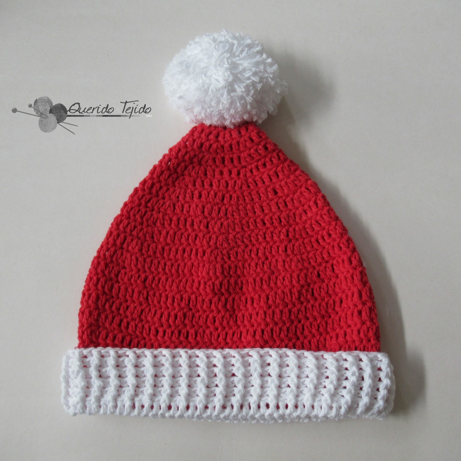 Dialecto nieve la carretera Querido Tejido: Gorro de Navidad