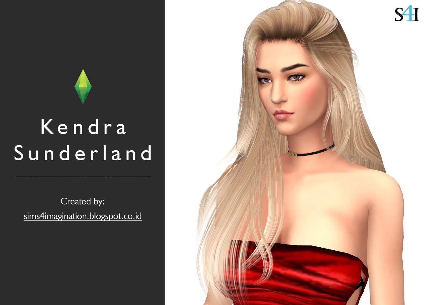 My Sims 4 CAS: Kendra Sunderland (Patreon) - Imagination ...