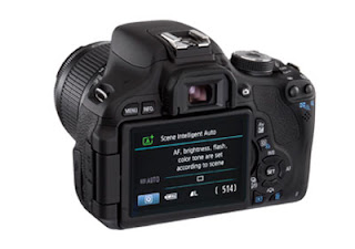 Canon EOS 600D Back View