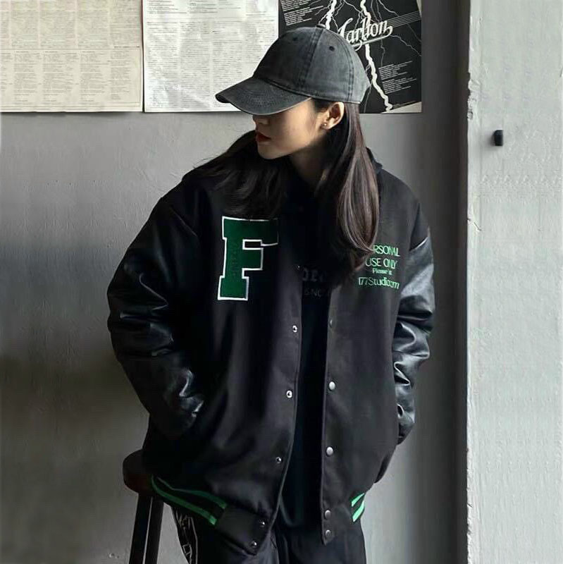 Áo Khoác Dù Bomber Chữ F