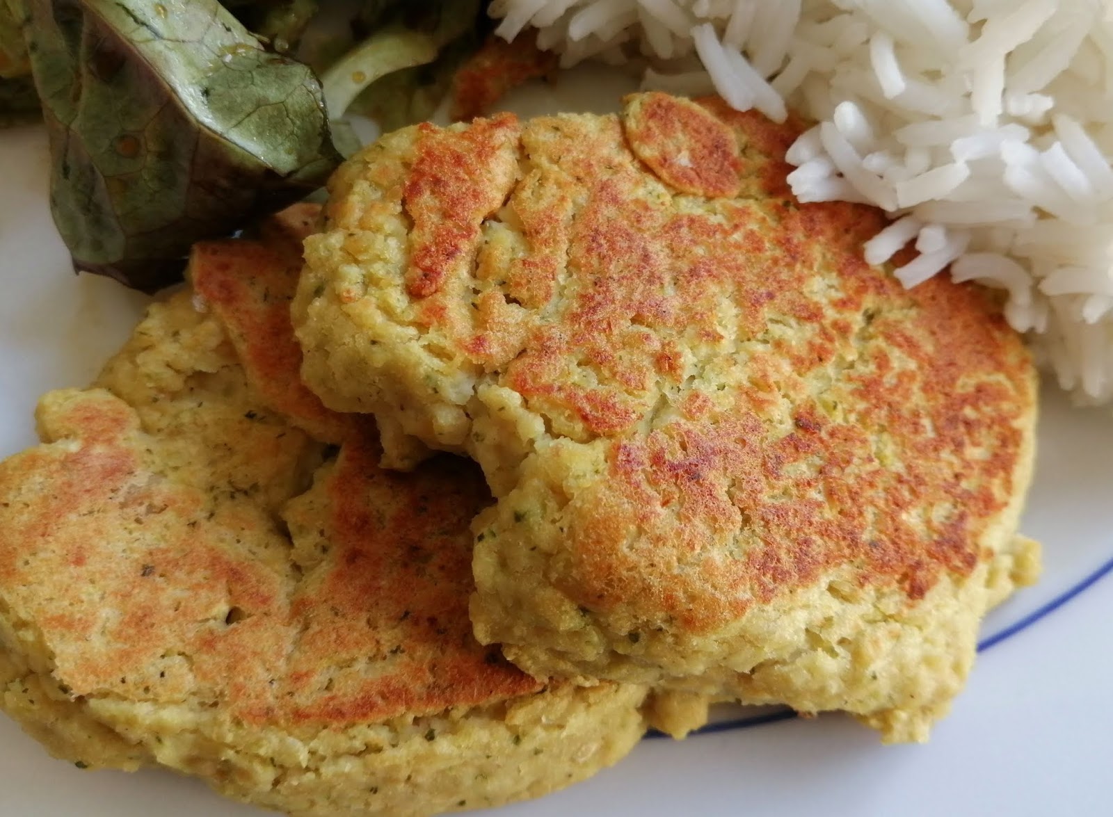 Galettes végétales aux pois chiches et aux courgettes (vegan, sans gluten) Saisons gourmandes