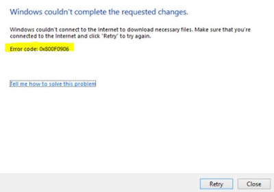 Cara Mudah Mengatasi Gagal Instal Net Framework 3.5 pada Windows 8.1 Cara Mudah Mengatasi Gagal Instal Net Framework 3.5 pada Windows 8.1