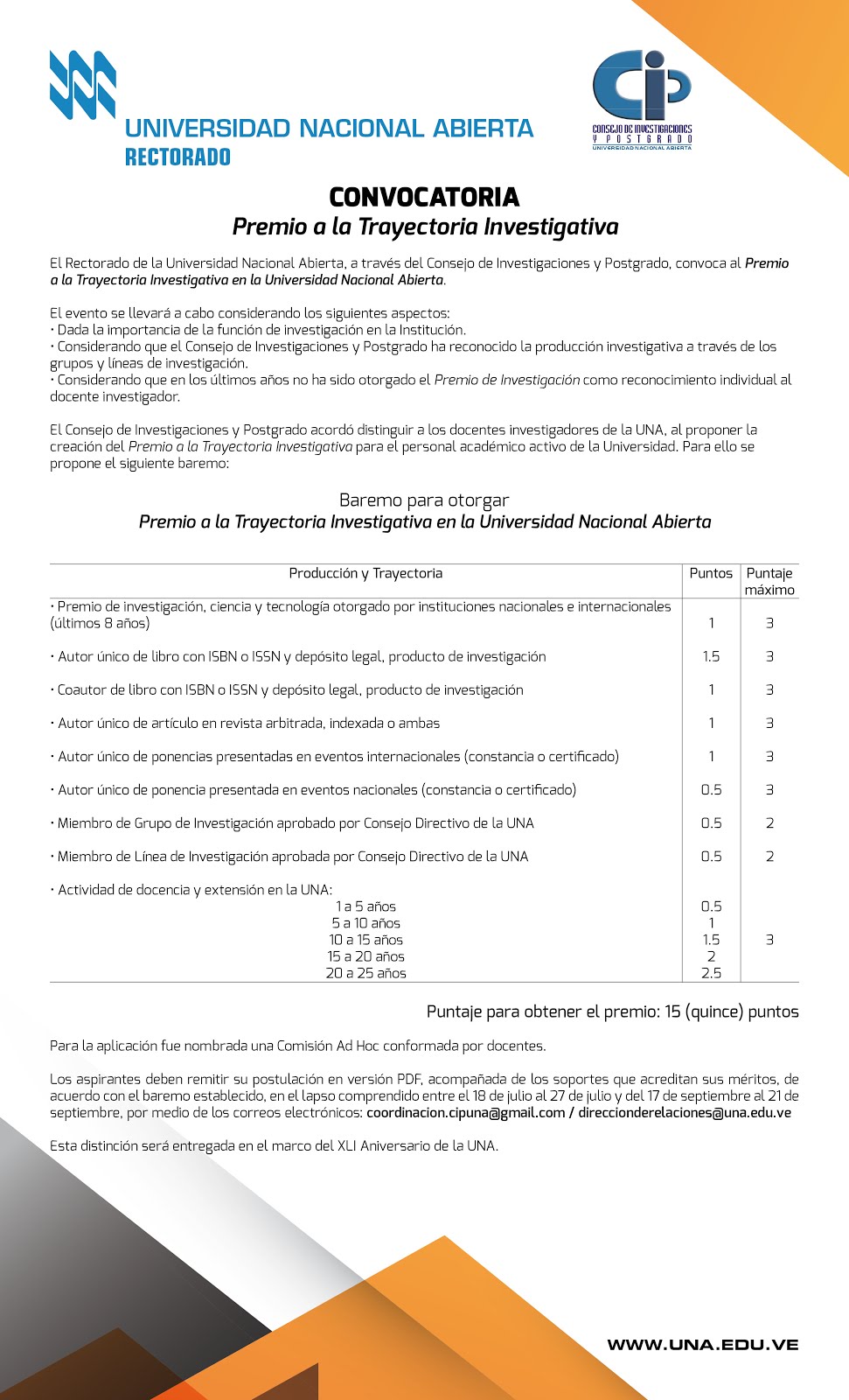 Premio a la Trayectoria Investigativa Año 2018