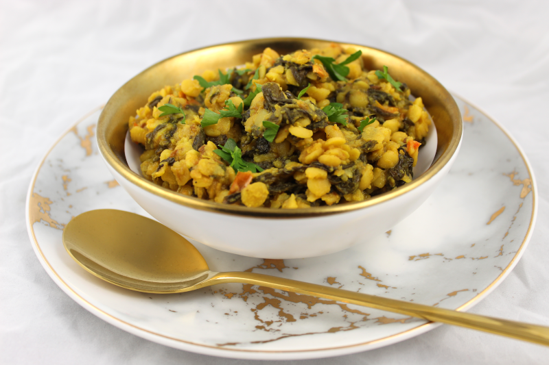 Toor Dal and Spinach (Toor Palak Dal) Lisa's Kitchen Vegetarian