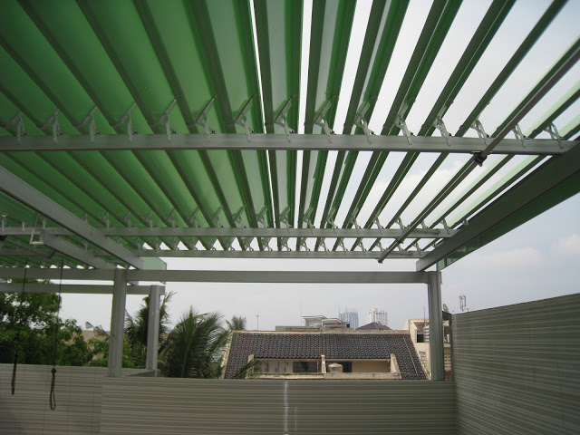 Atap  bukatutup aluminium  Atap  bukatutup aluminium