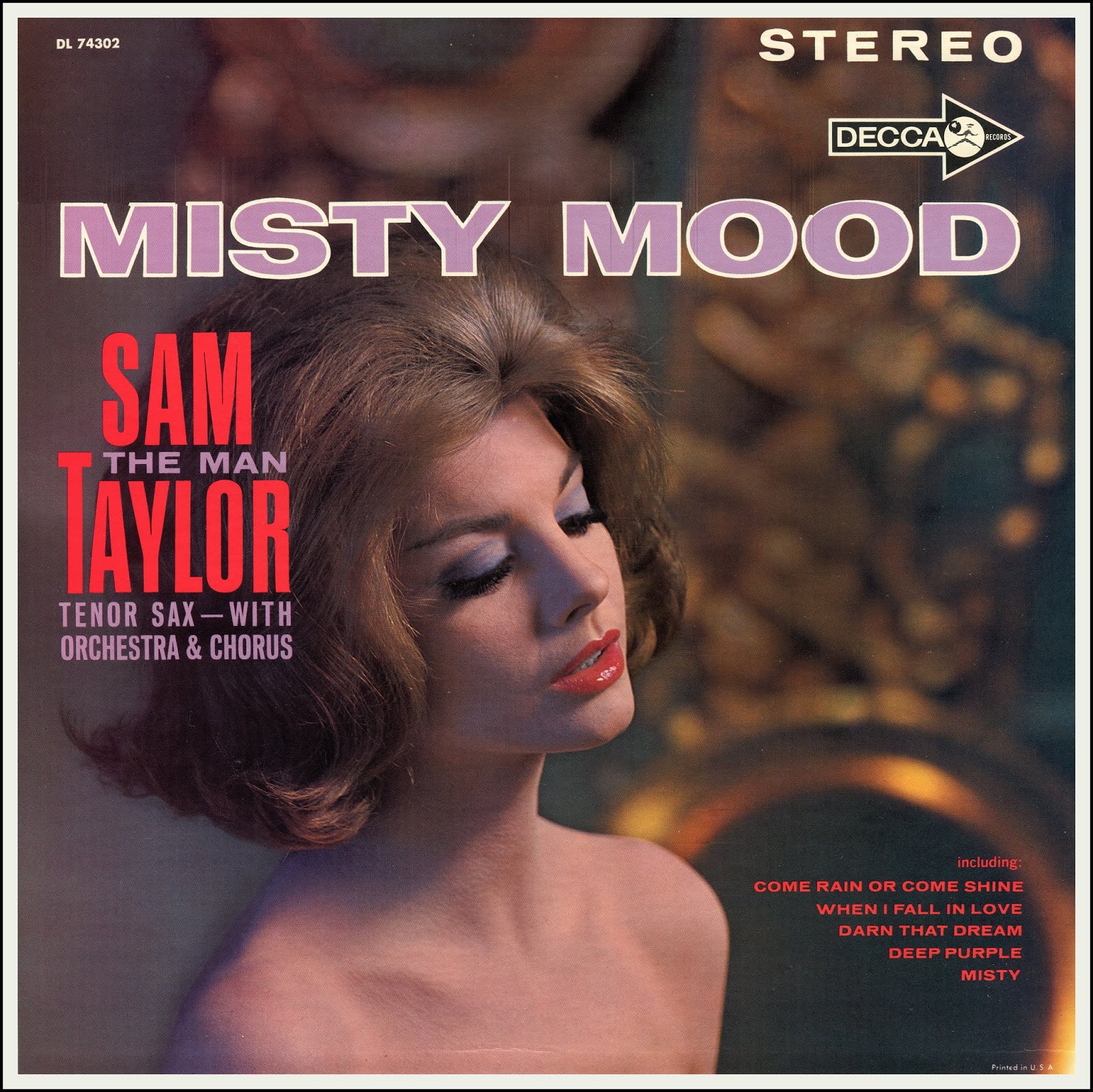 The Vinyl Cloak Sam 'The Man' Taylor • Misty Mood [1962]
