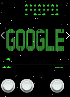 Bermain Game Space Invaders Google