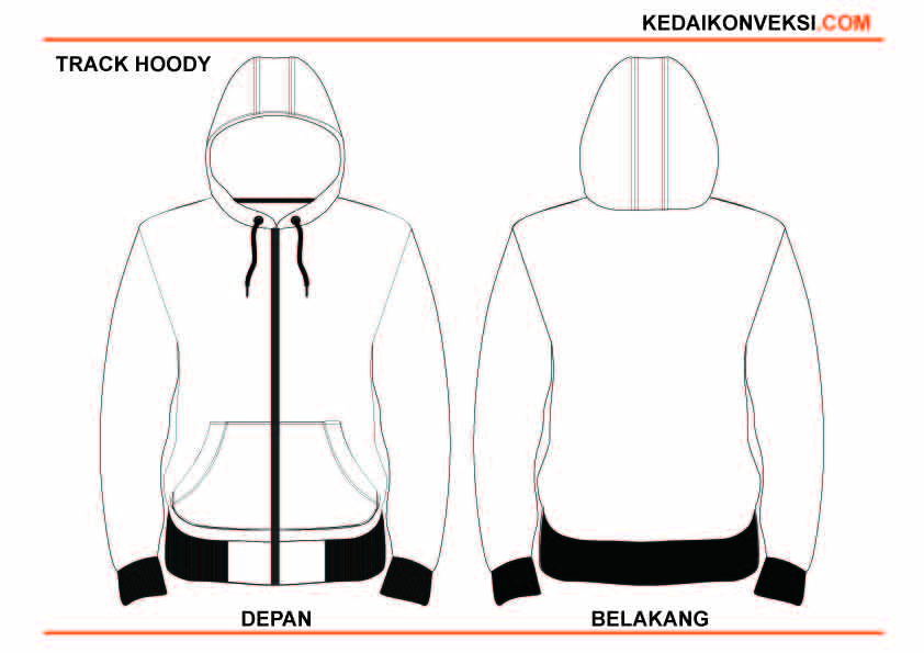 выкройка худи на молнии