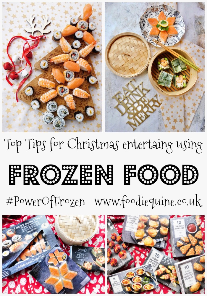 Hints and Tips for Christmas Entertaining using Frozen Food Foodie
