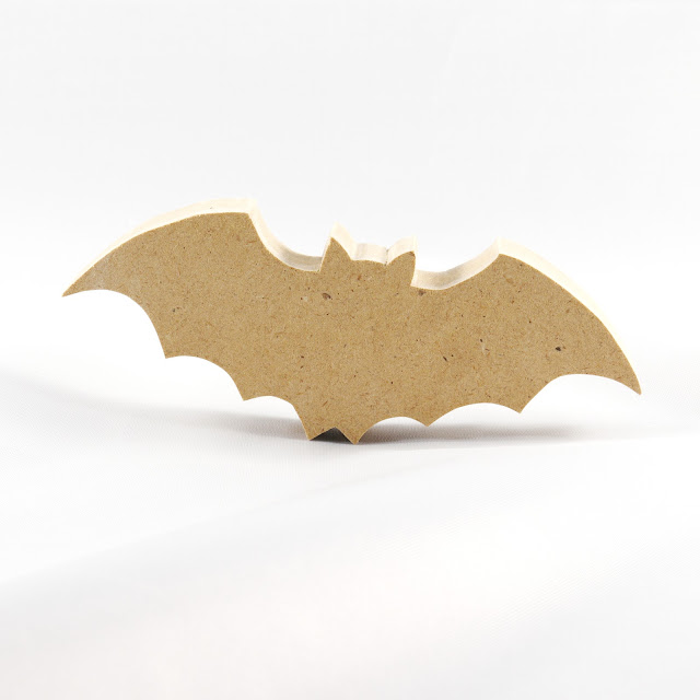 Handmade Wood Halloween Bat Cutout